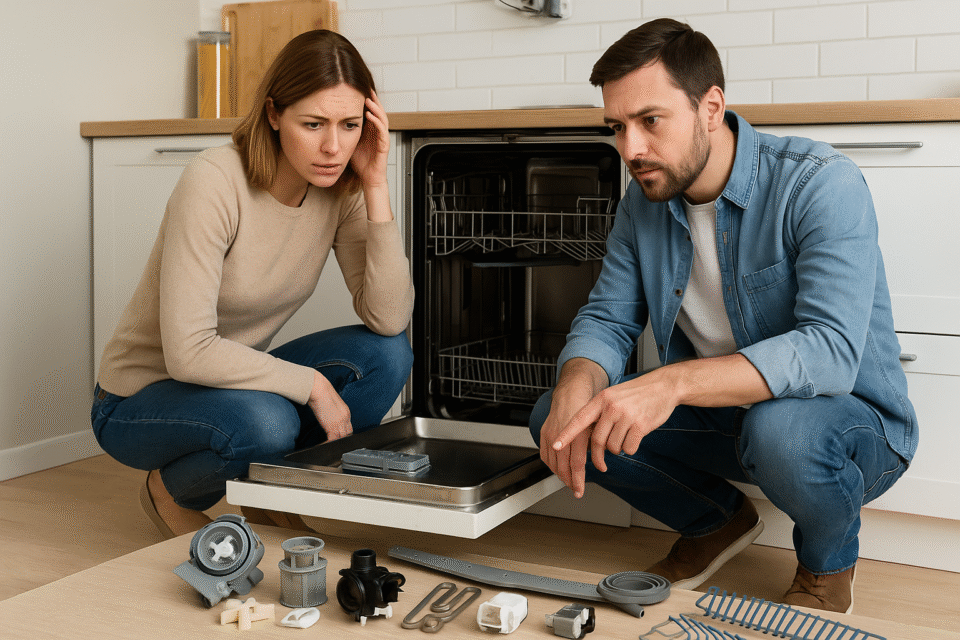 ¿Se ha roto tu lavavajillas? Descubre las piezas lavavajillas que más fallan